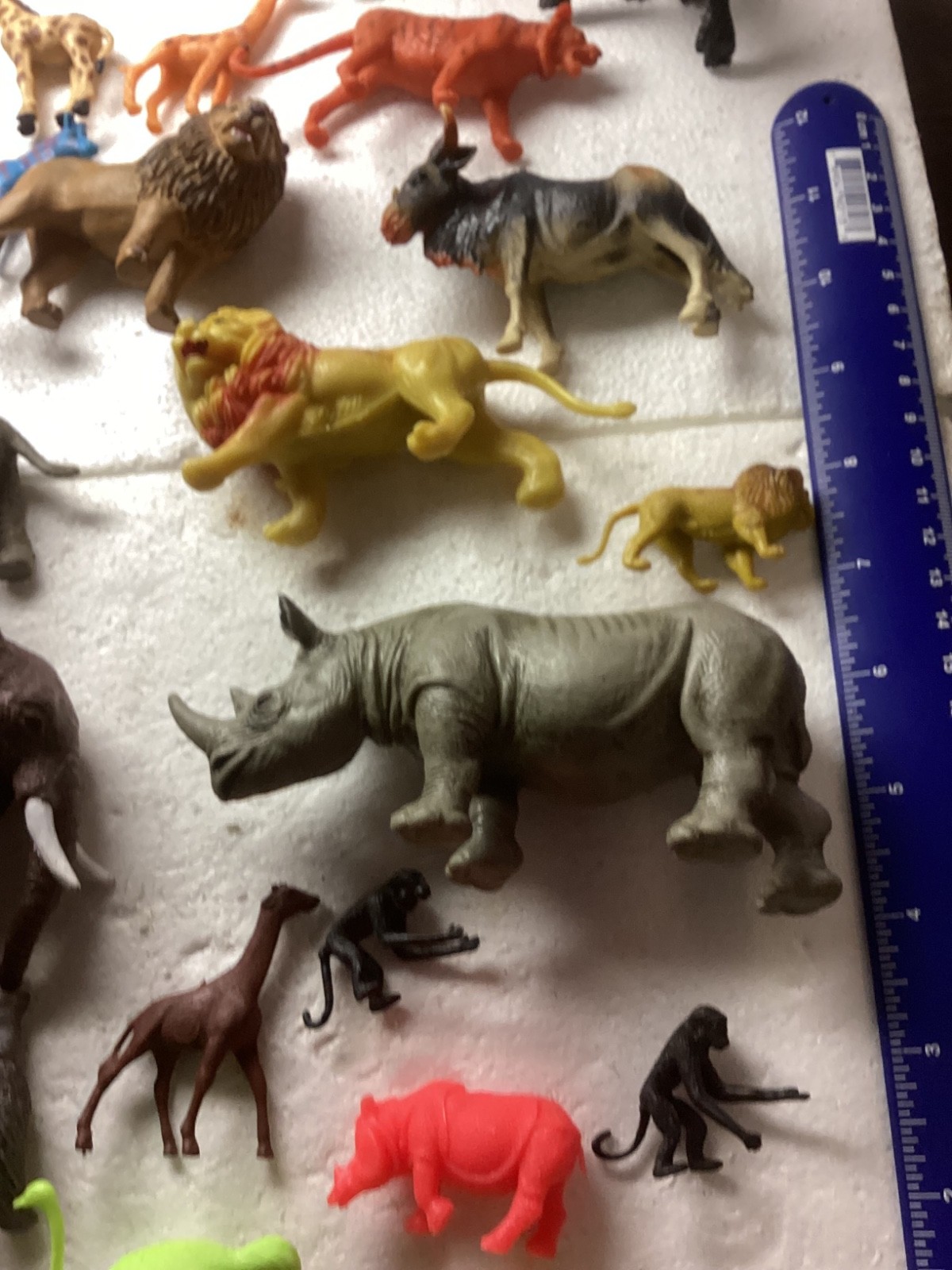 Vintage Mixed Plastic Safari Zoo Jungle Wild Animals Lot of 53.
