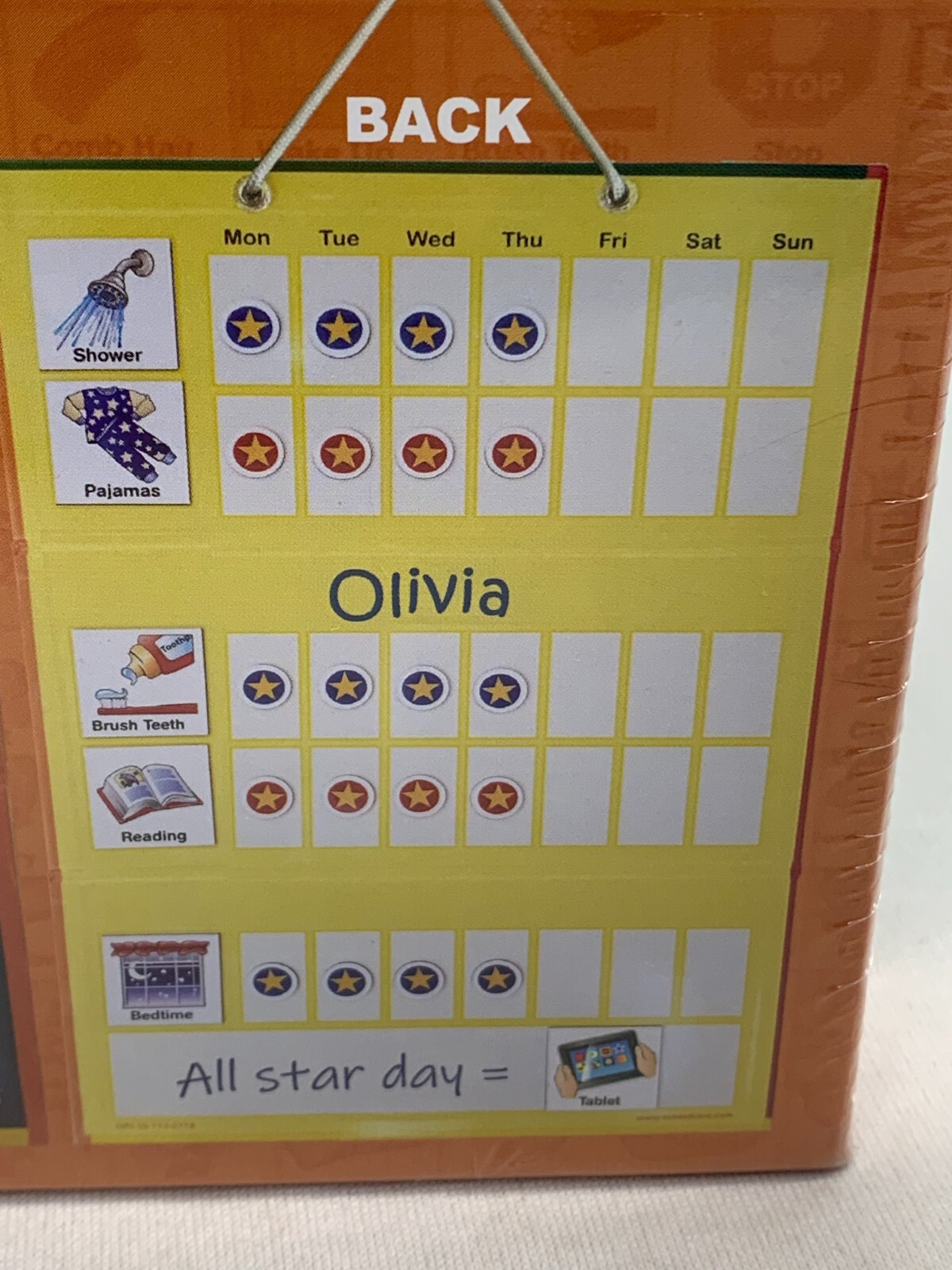 NEW *SchKIDules* Visual Schedule for Kids Home Bundle Daily Calendar Weekly Pro.