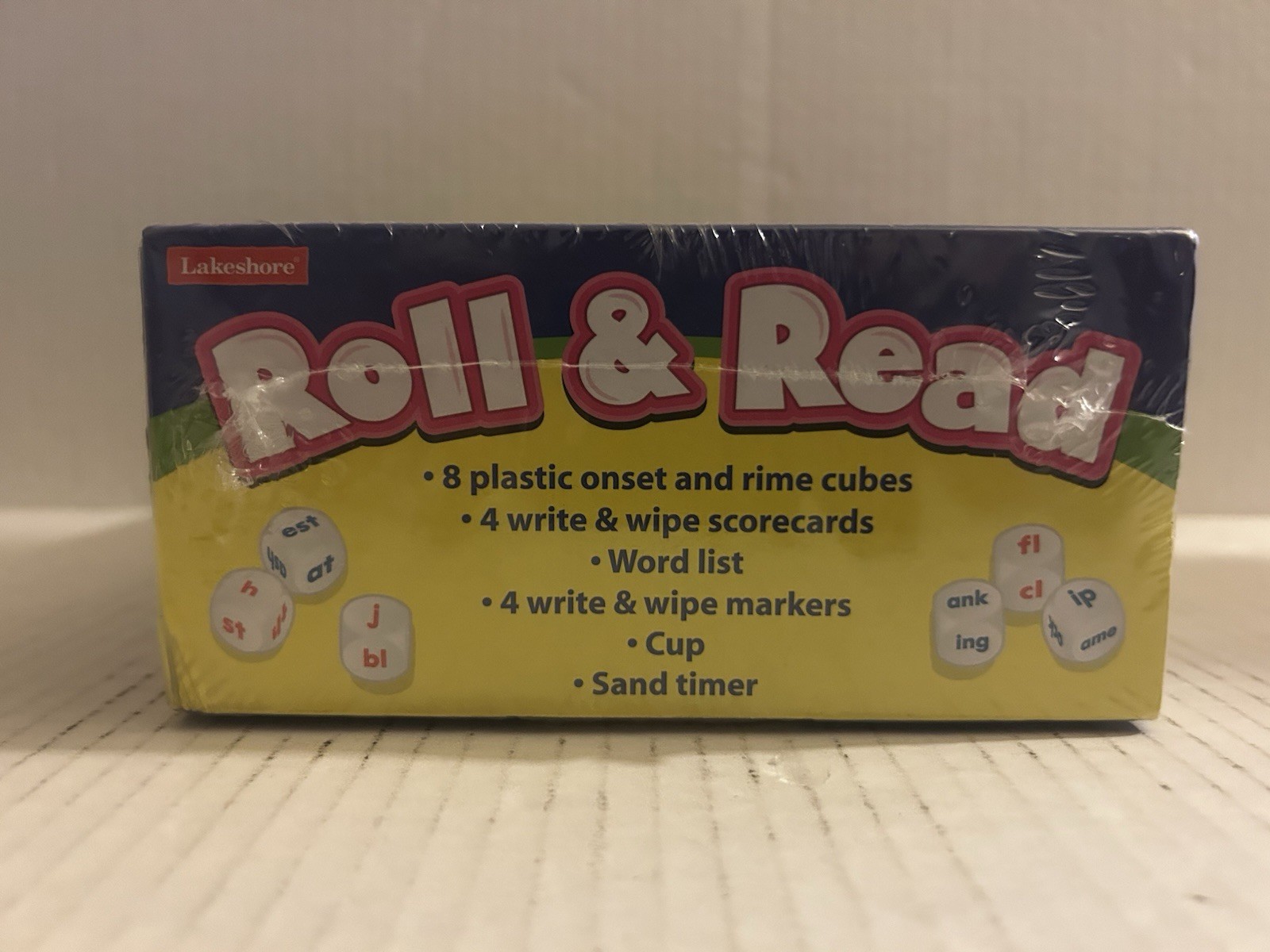 NEW Lakeshore Roll & Read Word Family Game (EE568) Ages 6 And Up, SEALED 1-4 Pla