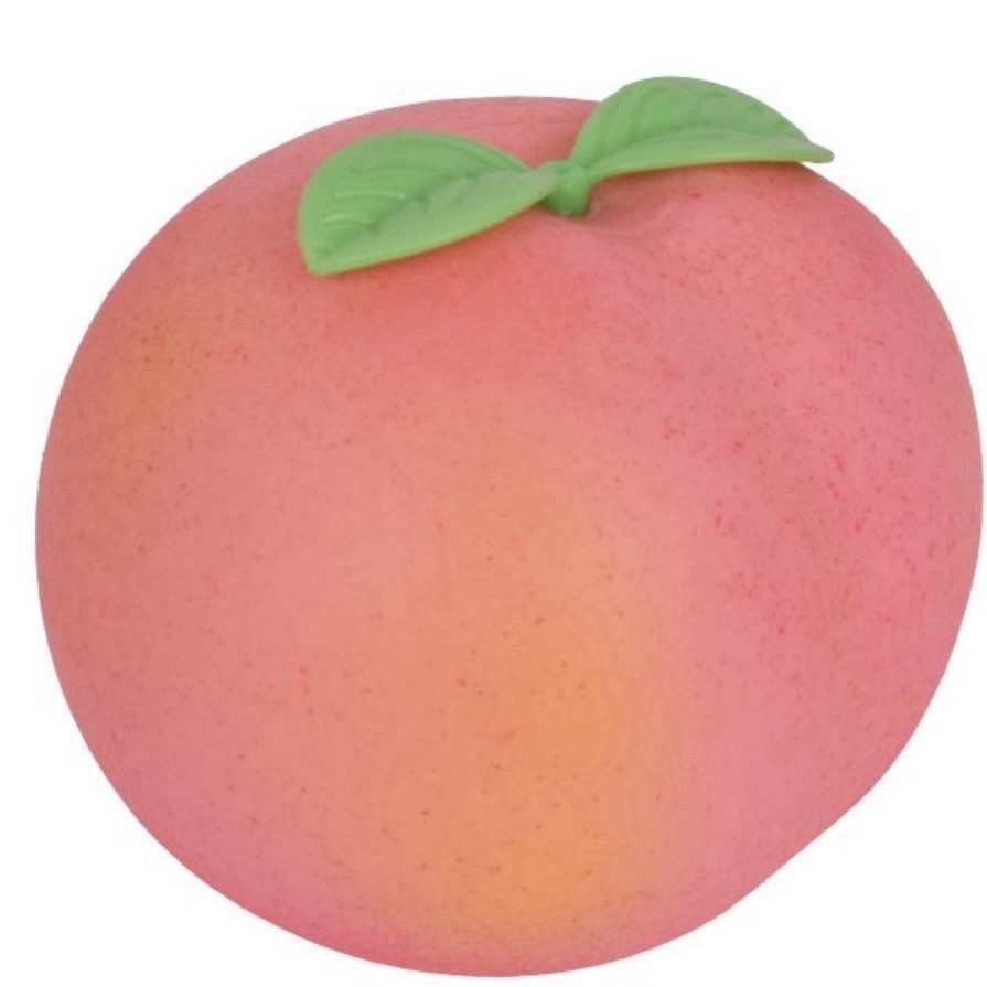 Sunny Days Jumbo Squeezy Peach Squishy Toy 🍑 Stress Relief Sensory Fidget NEW