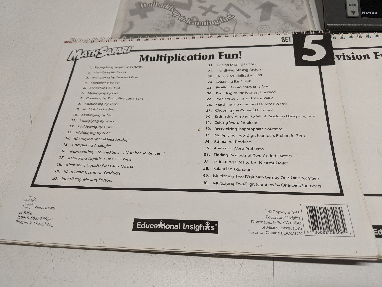 Large Lot of GeoSafari & MathSafari Learning Game plus Modules – Tested/Working