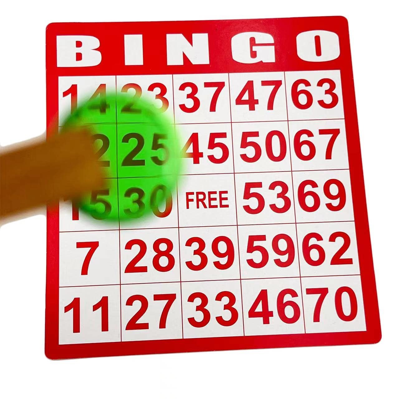 500 Pieces 6 Color Magnetic Transparent Bingo Counting Chips with Metal Edge