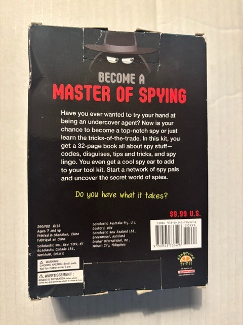 Scholastics “Why Spy” Kids Spying Device and Instructions Manual