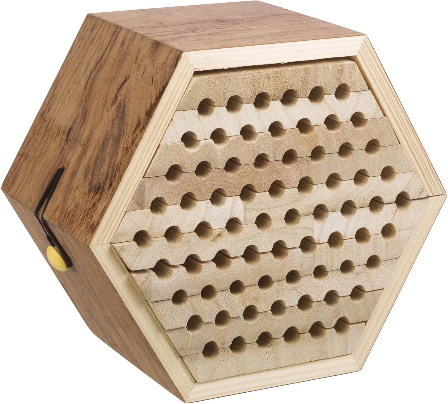 Wooden Solitary Bee Habitat Kids Craft Kit Educational DIY Outdoor Garden