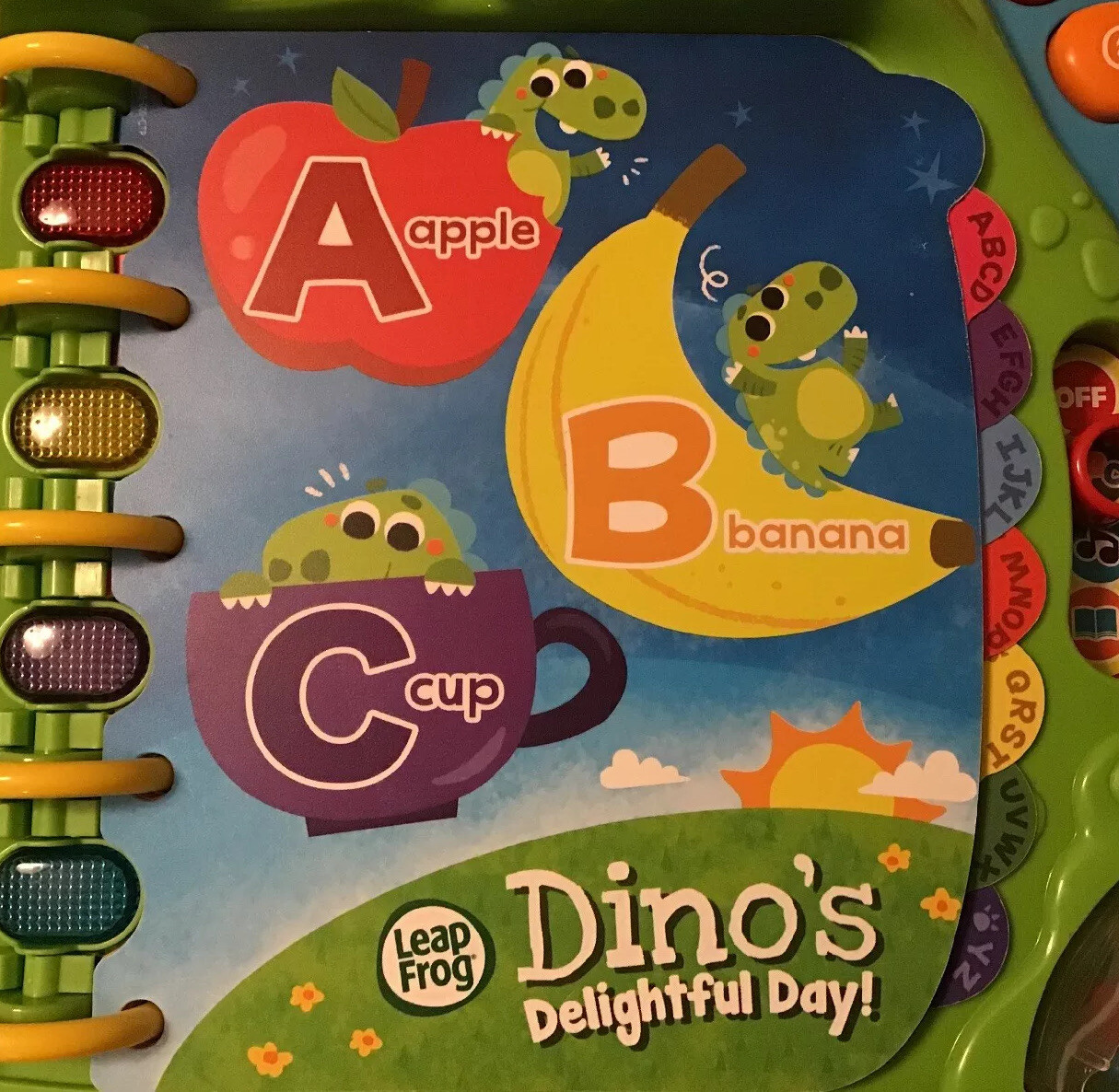 LeapFrog Dino Friends Delightful Day Book – 16 Interactive Pages, Educational
