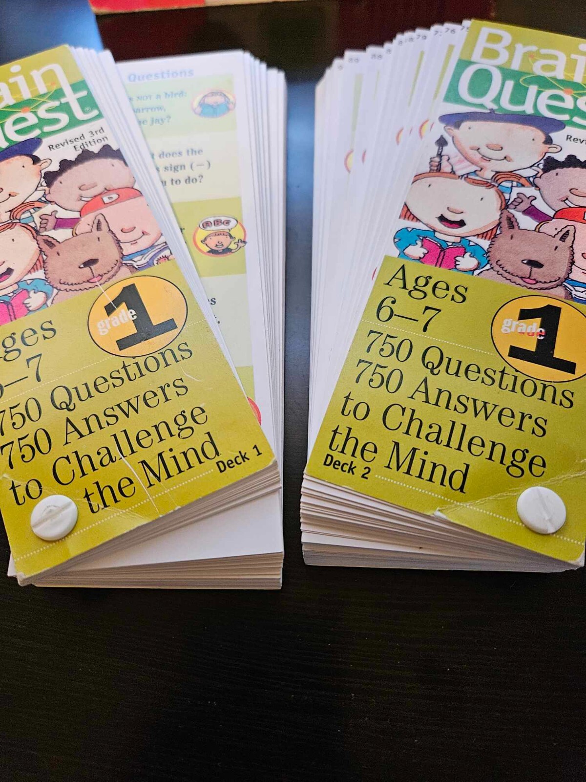 Brain Quest x2 Grade 1 & Grade 3 – Revised 3rd Edition 1000/750 Questions