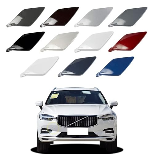 Car Tow Hook Cover Compatible with Volvo XC60 2018 2019 Front Bumper Unpainted
