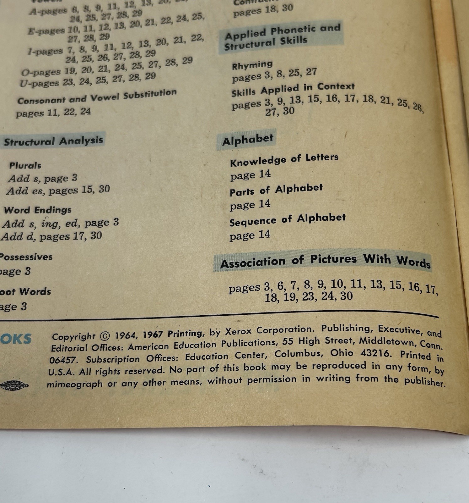 My Weekly Reader Phonics and Word Power (2 Books): Program 1B & 2A (1967–68)