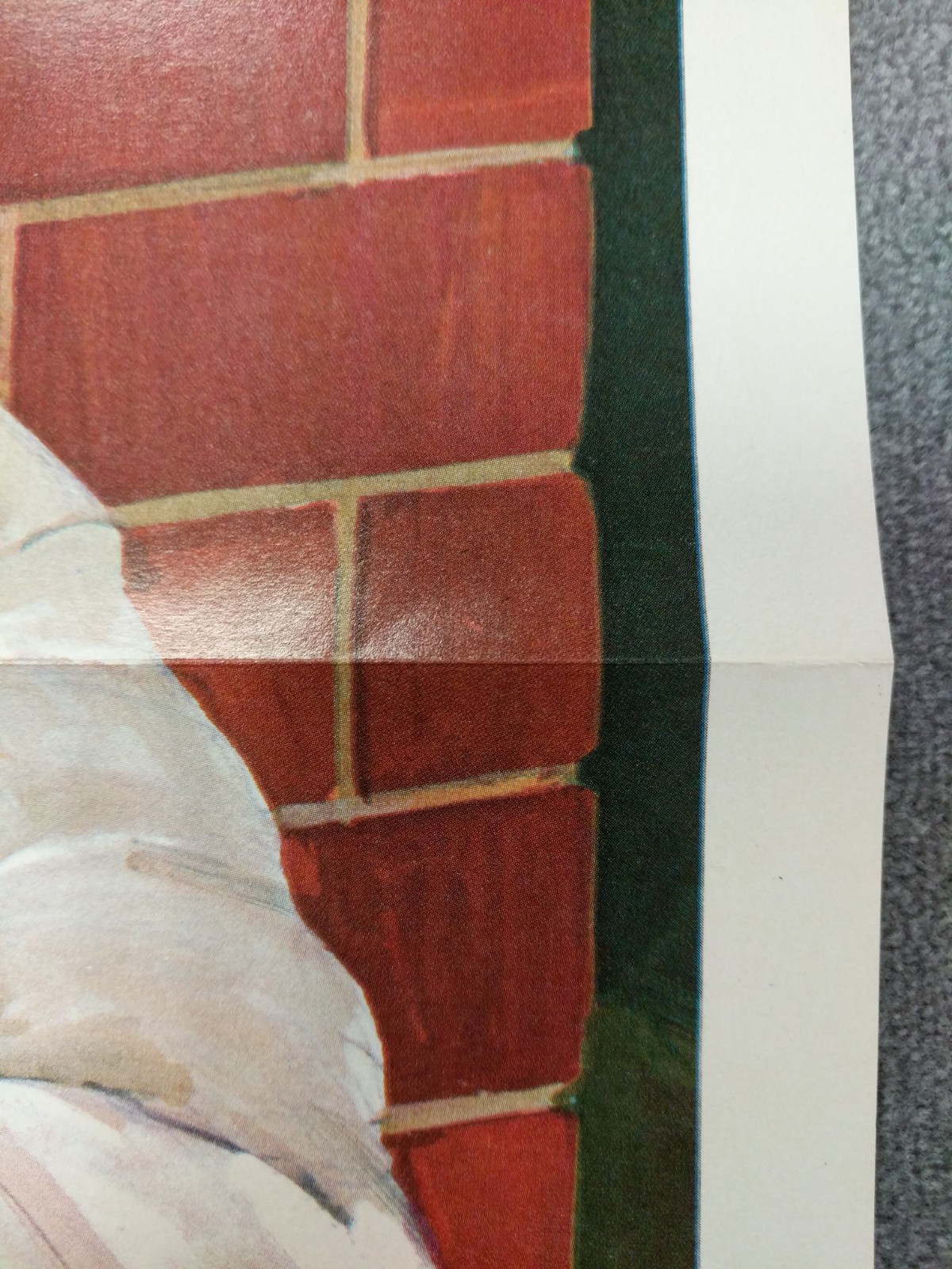 Peabody Vintage Original Waterfall And Bricks 1967 School 2 Sided Poster Lot #15