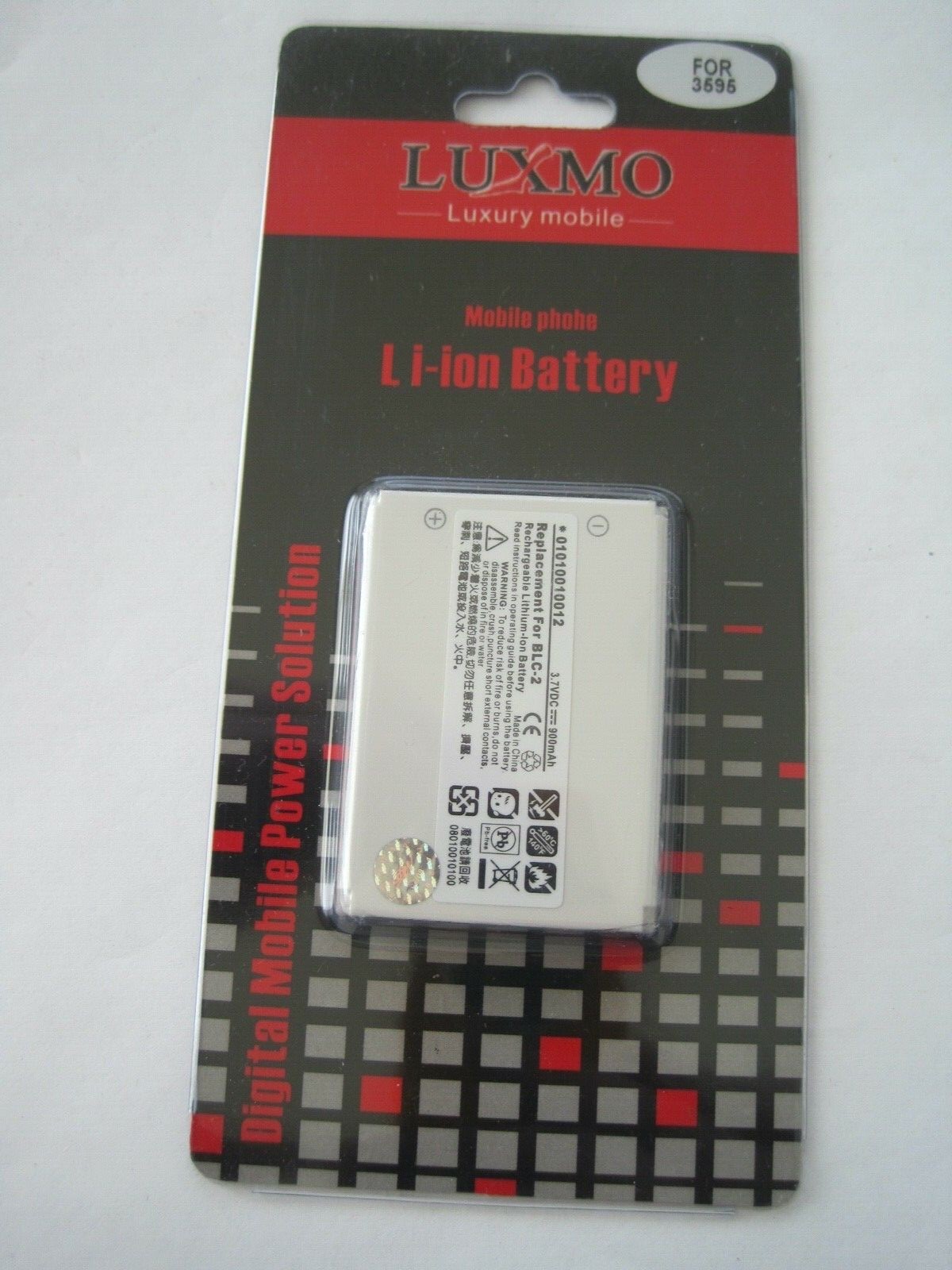 Luxmo Mobile Phone Li – Ion Battery For 3595
