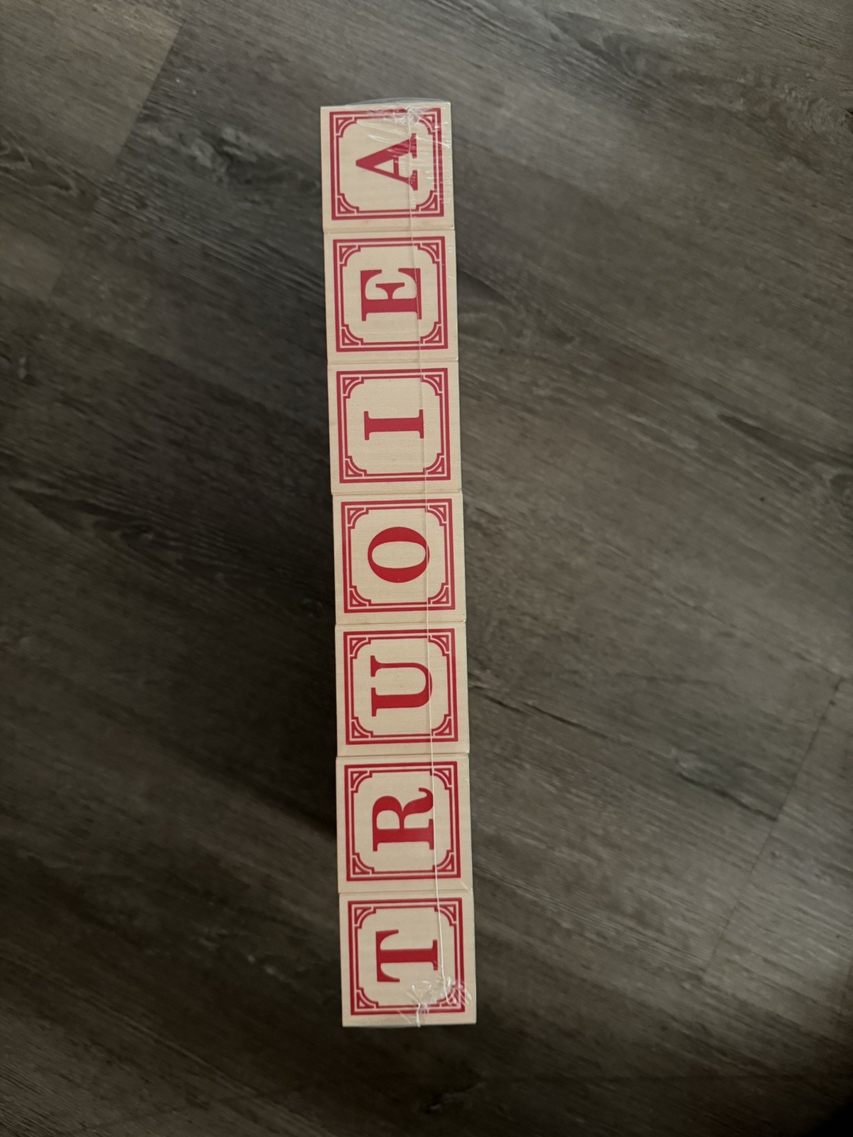 Wooden Alphabet & Number Animal Picture Blocks Set with Original Box