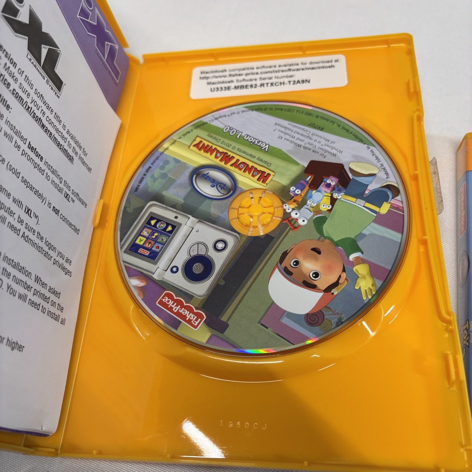 Lot of 3 Fisher-Price iXL Learning System Toy Story 3 Batman Handy Manny
