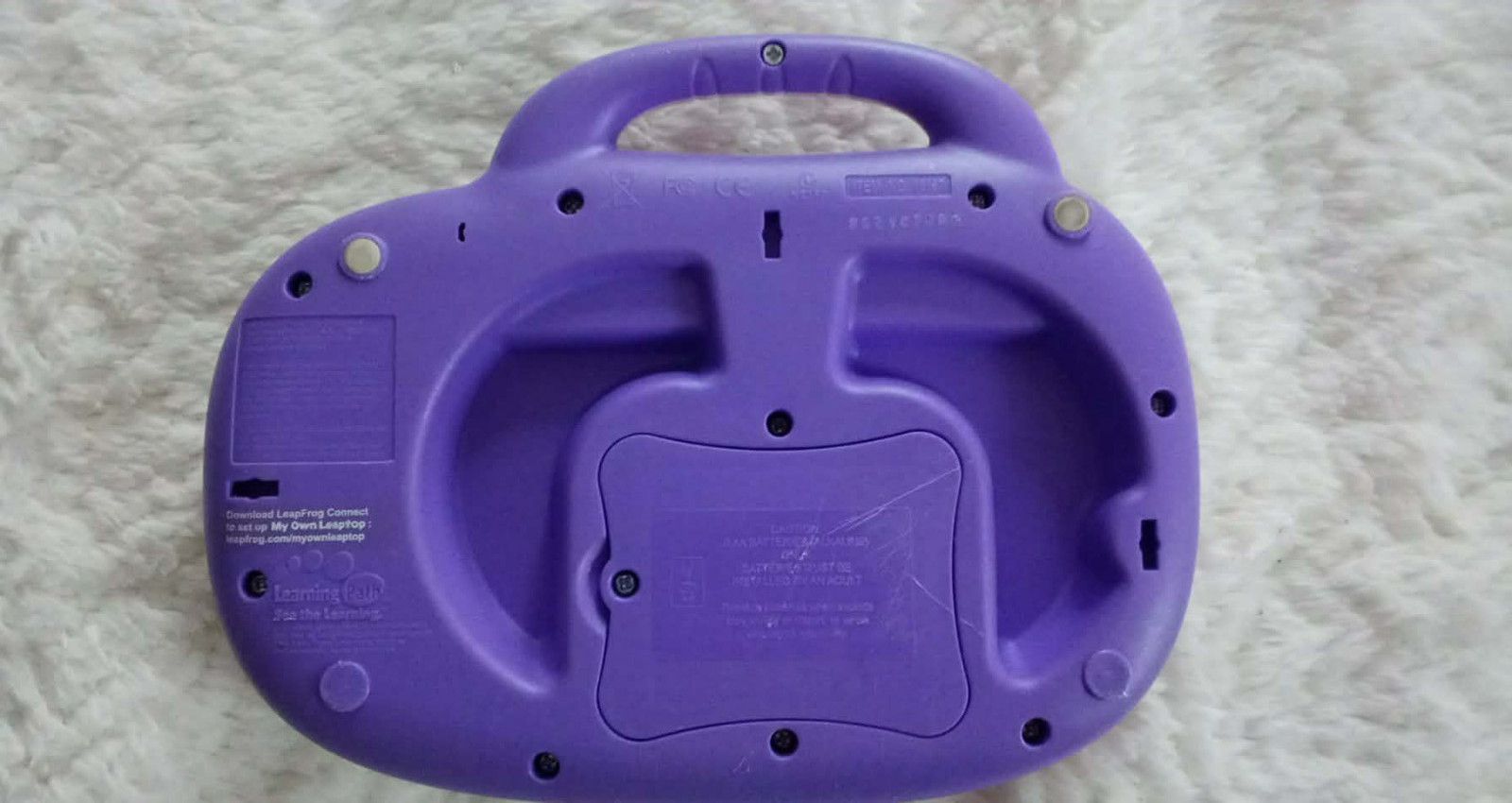 Gently Used Leap Frog My Own Leaptop Laptop Purple Pink Works Tested