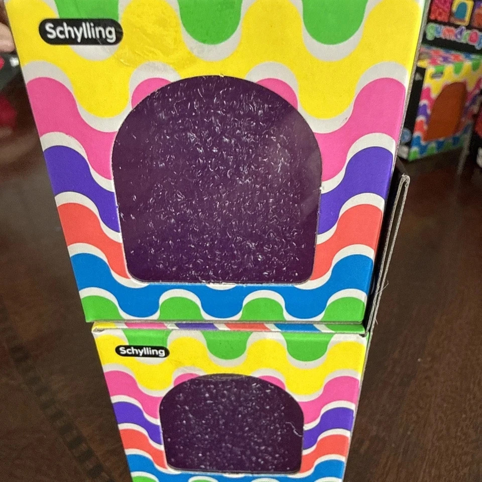 Nee Doh Gumdrop Super Solid Squish Needoh Gum Drop Purple RARE