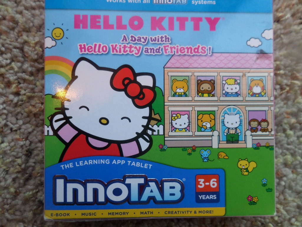 VTECH InnoTab HELLO KITTY Learning APP 3-6 Years Pre K-1st Grade NIB* MSRP $29