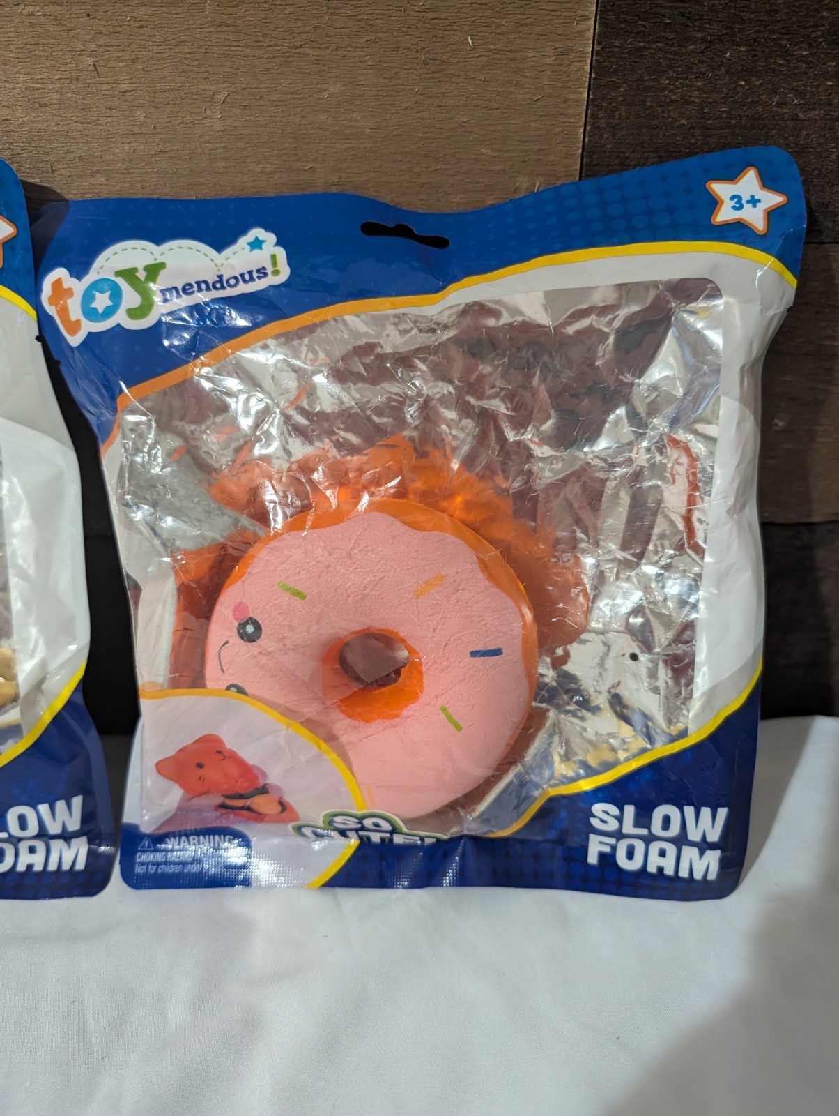 Squishy Foam Food Toys Lot Of 3 Donuts And Cupcake