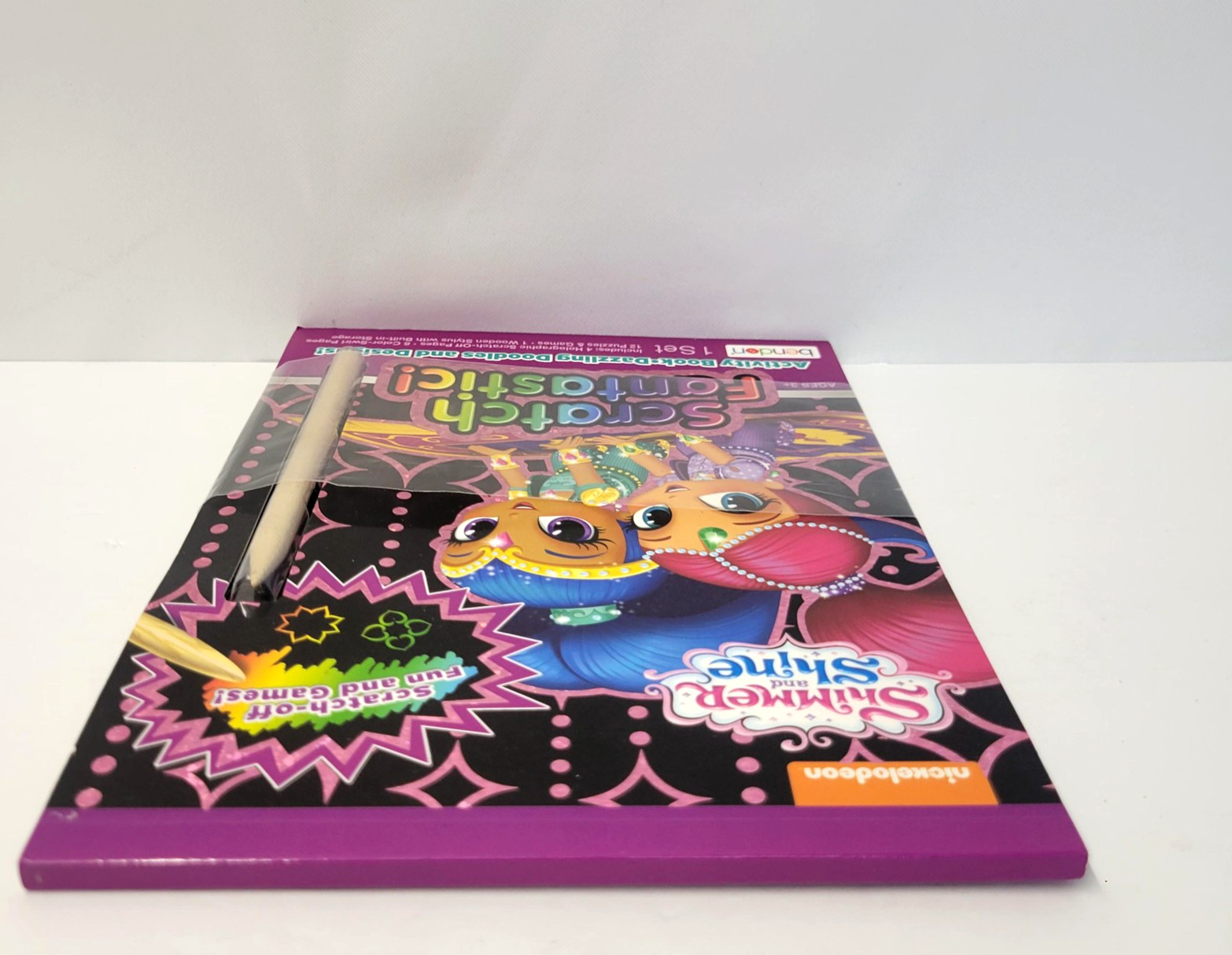 Shimmer And Shine Scratch Fantastic Activity Book Nickelodeon Ages 3+ Bendon