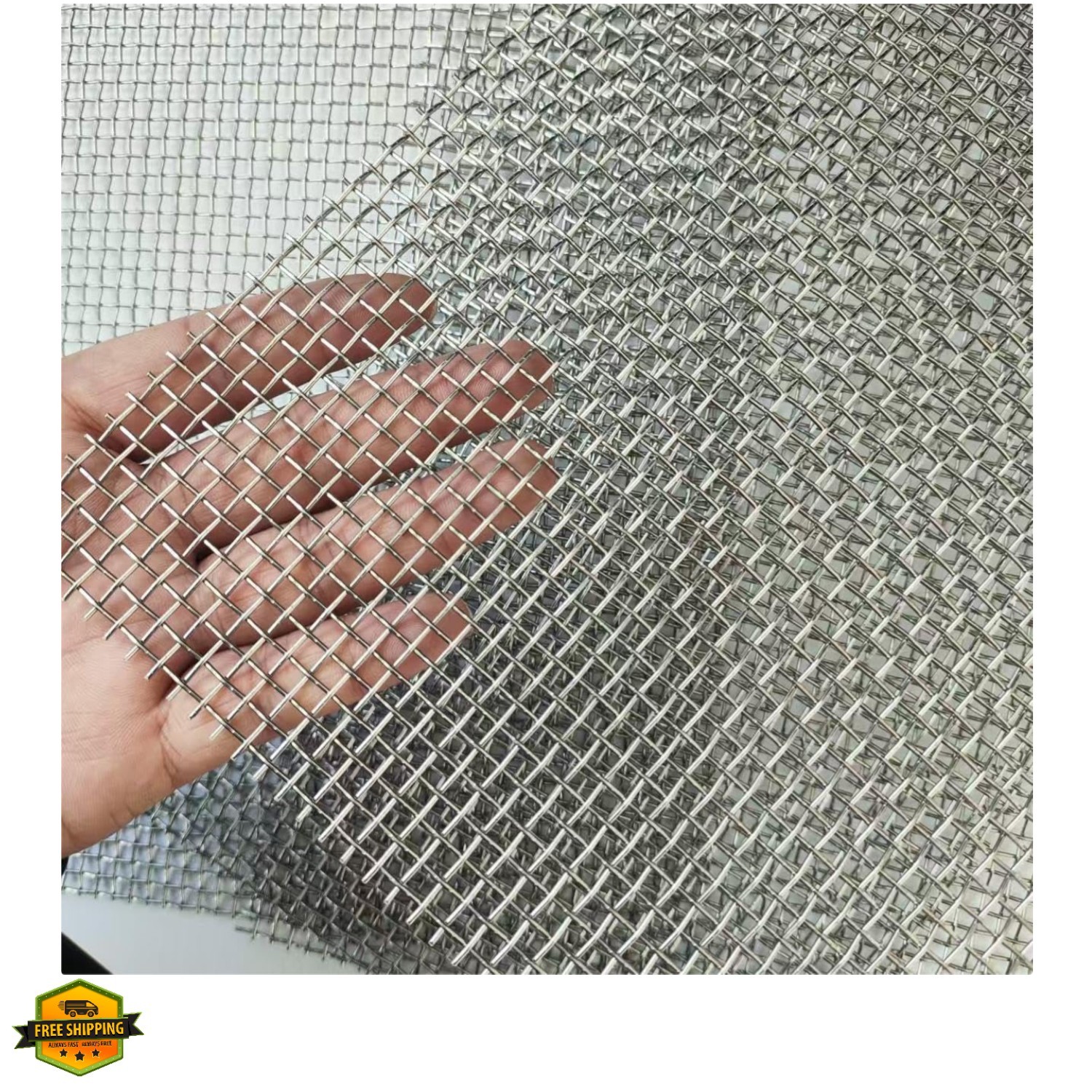 Stainless Steel Mesh 5Mesh with 1MM Wire Dia,4Pack 12x8inch305x203mm Hard and…