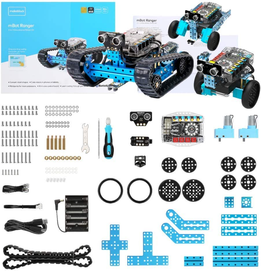 Mbot Ranger 3 in 1 Robotics for Kids Age 8-12, Coding Robot for Arduino Scratch