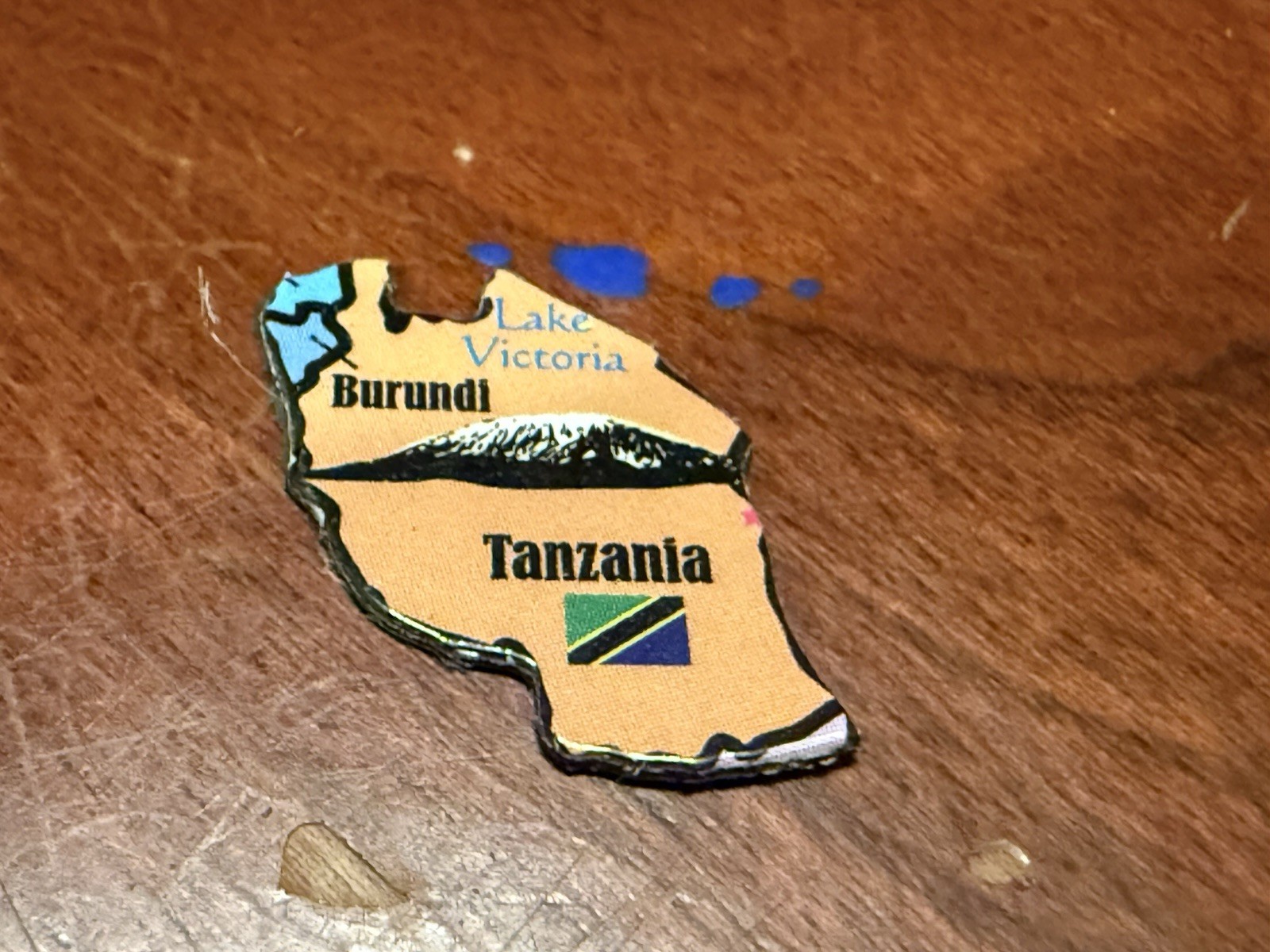 Ata-Boy Magnetic World Map Play-n-Learn Tanzania 1