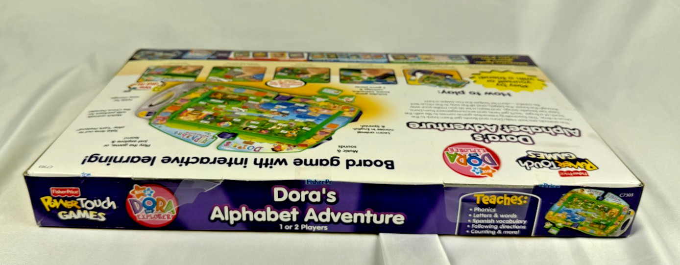 Vintage Dora’s Alphabet Adventure Fisher-Price PowerTouch Game NEW, Read Details