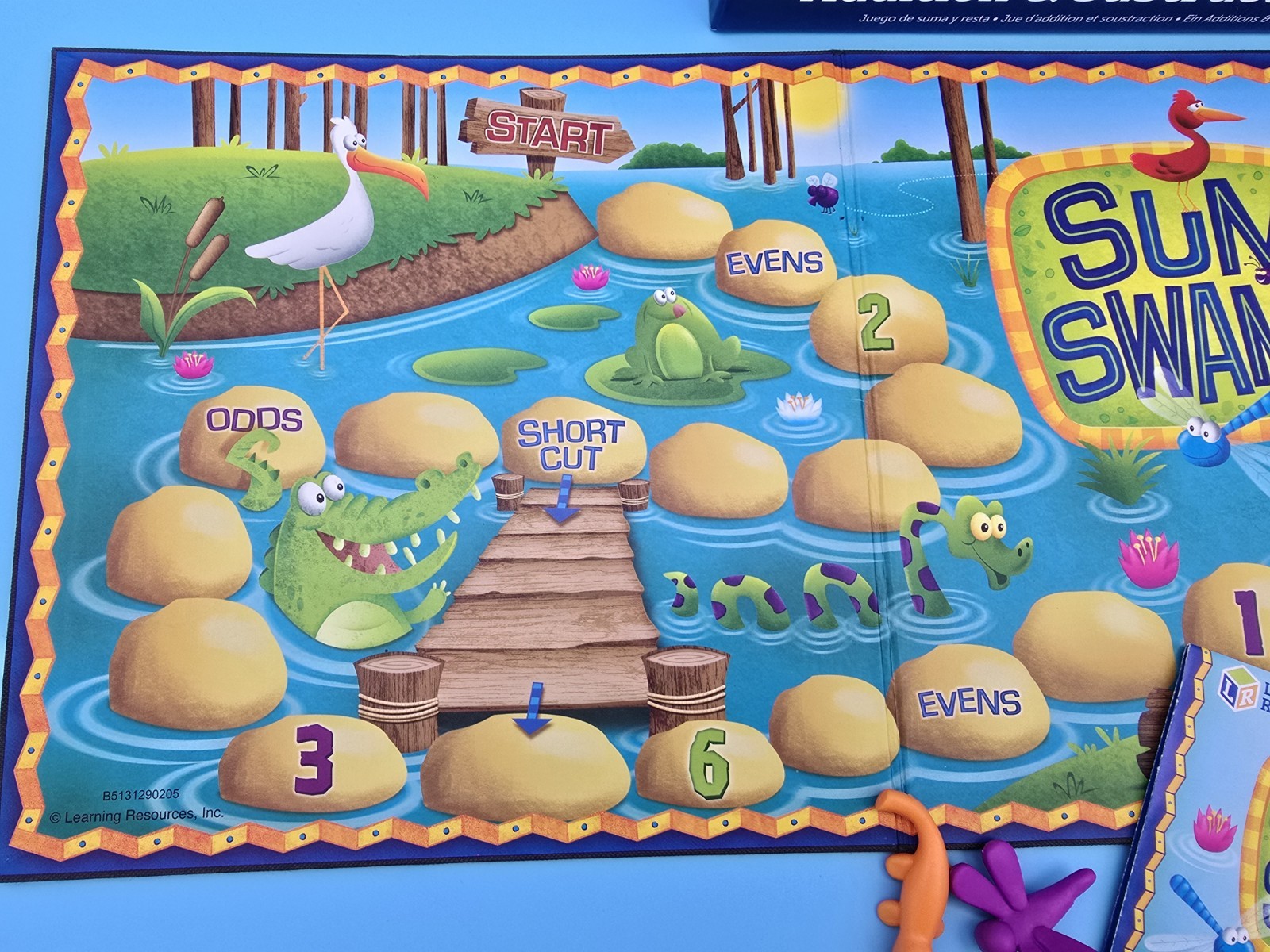 Learning Resources Age 5+ Sum Swamp Addition & Subtraction , 2- 4 Players