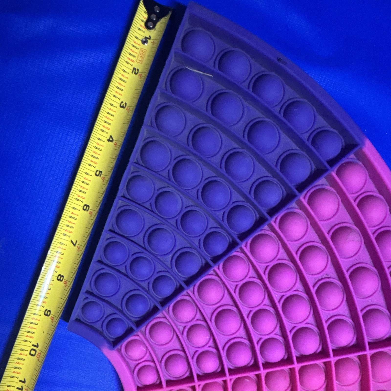 Large Rainbow Semicircle Pop It Tactile Sensory Toy Ages 3+ Multicolor