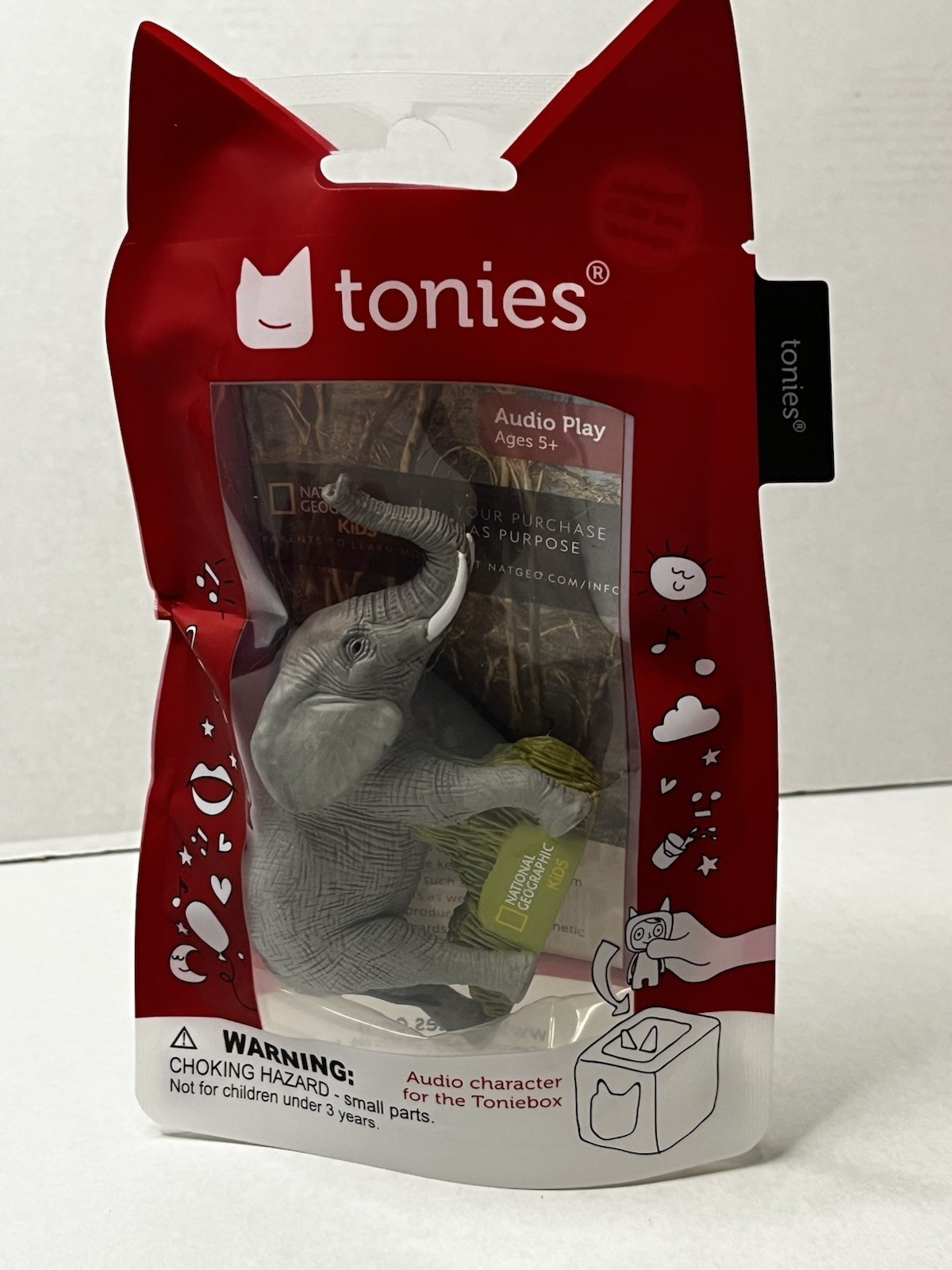 Tonies – National Geographic Kids Elephant Tonie – EDUCATIONAL – NEW