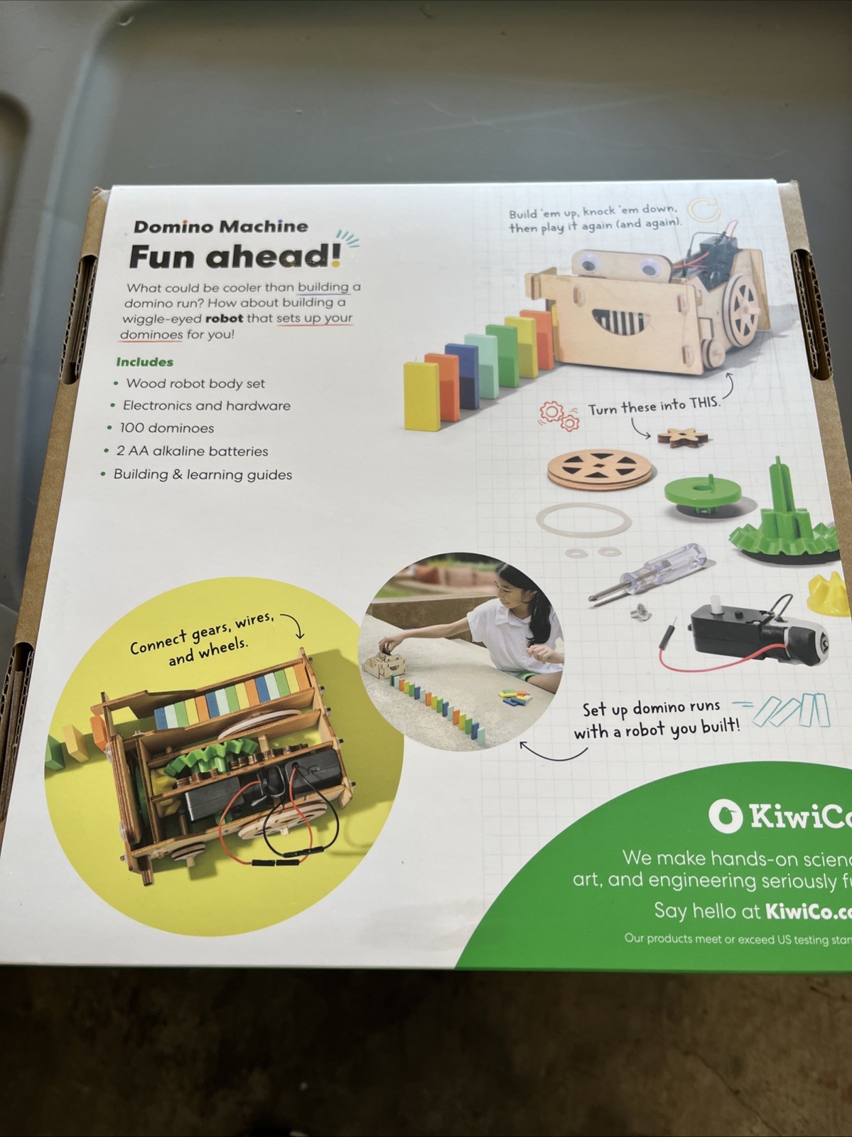 Kiwi Co Build It Yourself Domino Machine Ages 9-12+ New