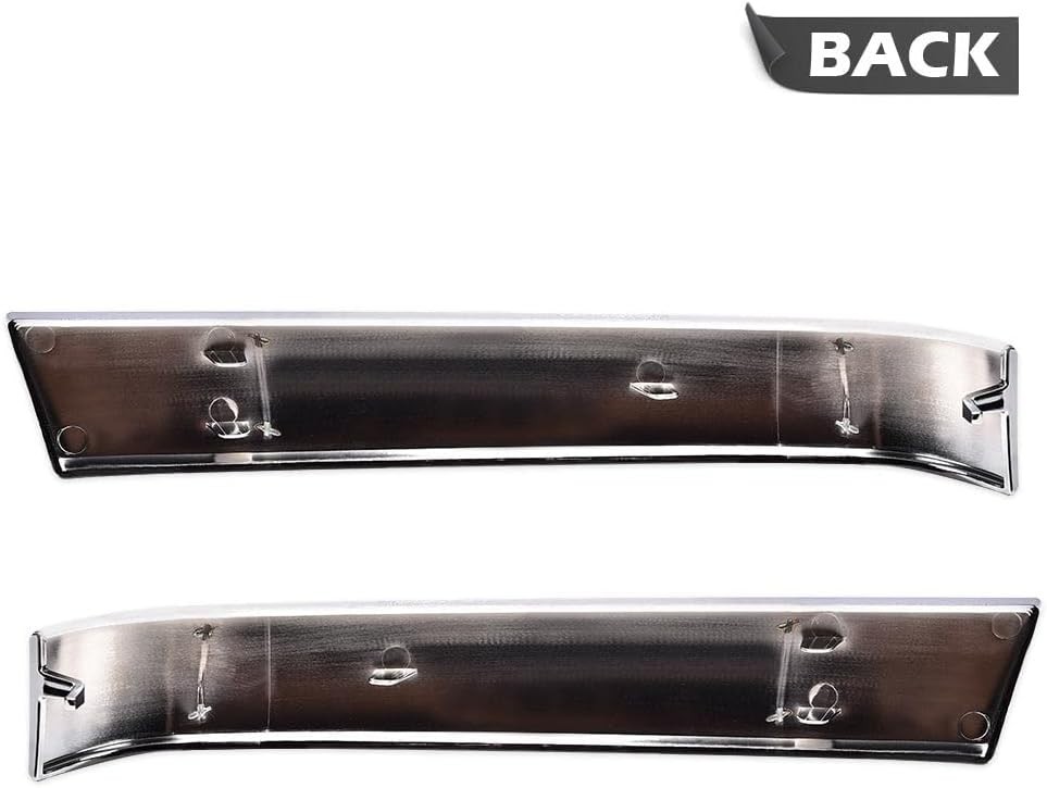 03-07 Chevy Silverado 1500 2500 3500 Grille Trim Set Left Right Pair White