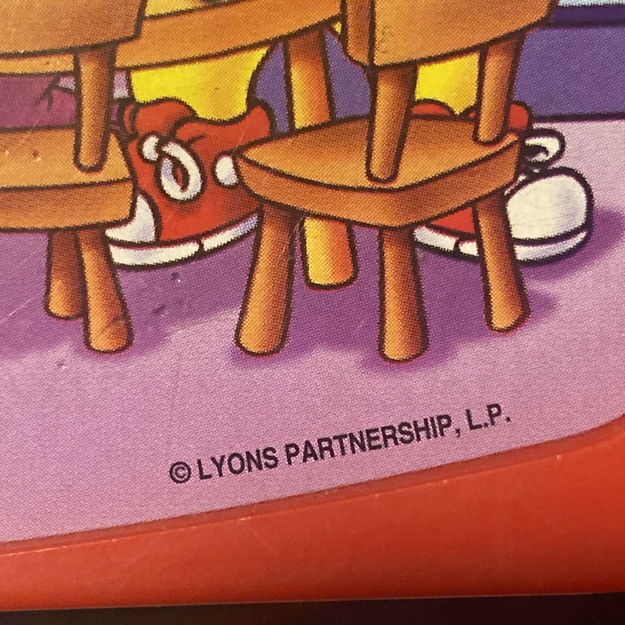 VINTAGE Barney And Friends Kids Learning Laptop Toy – 2 REPLACEMENT STORY CARDS