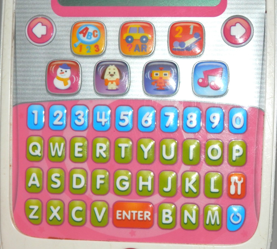 VTech ABC Text & Go Motion Phone Learning Educational Toy Handheld Game Pink