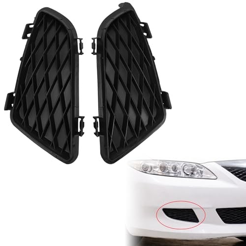 Fog Light Lamp Grille Cover Fit for Mazda 6 2002 2003 2004 2005 2006 2007 2008
