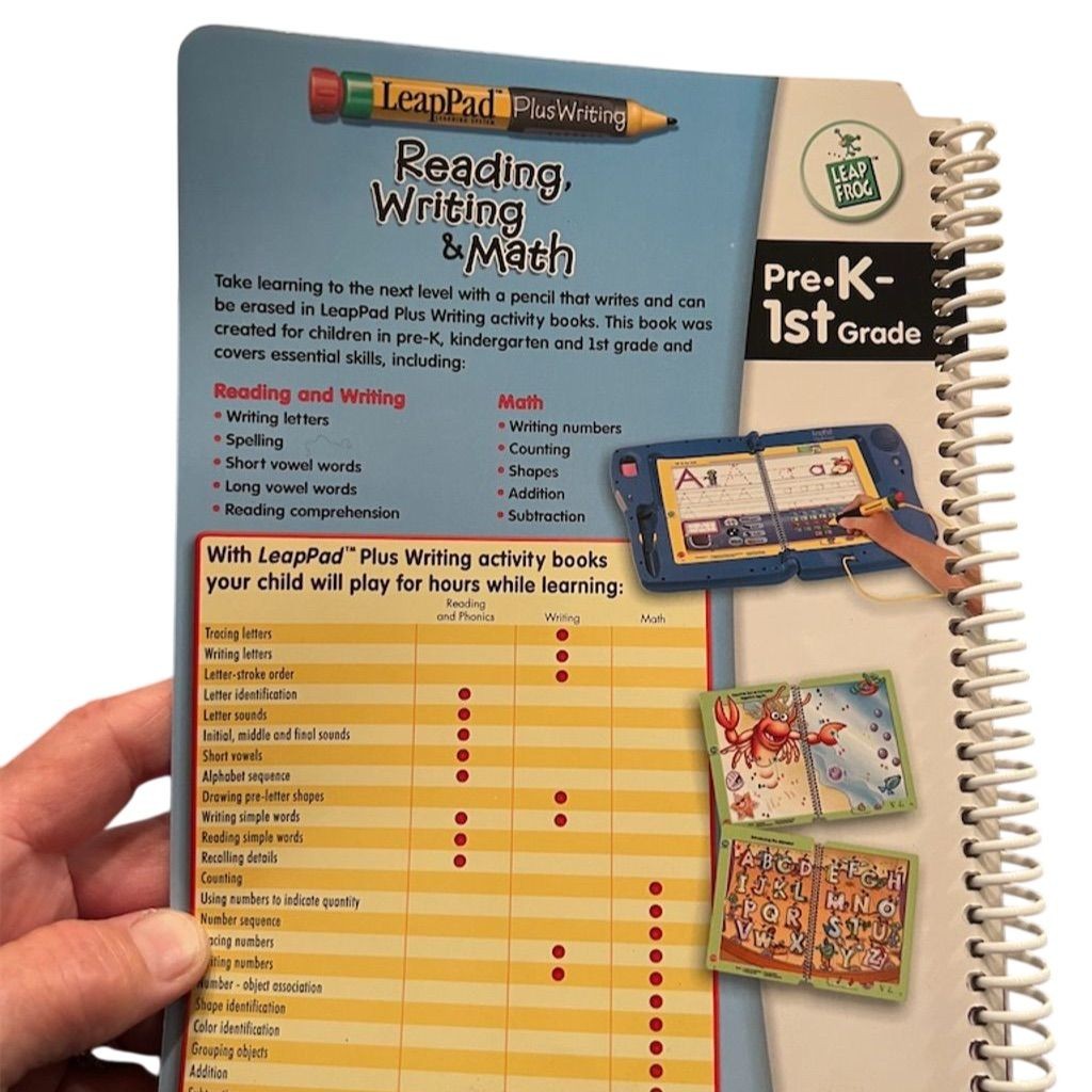 LeapFrog LeapPad Plus Writing Book for Ages 3-4