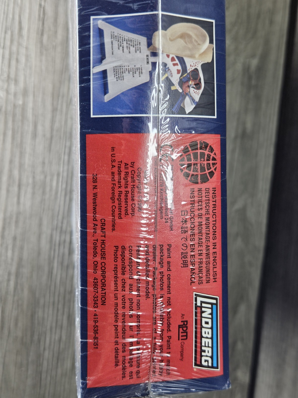 Linberd Human Ear Anatomically Accurate Unassembled Kit NIB Sealed