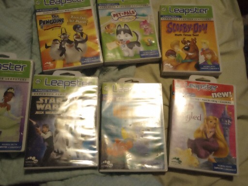 LeapFrog Leapster Learning Game Lot Star Wars And Finding Nemo Sealed