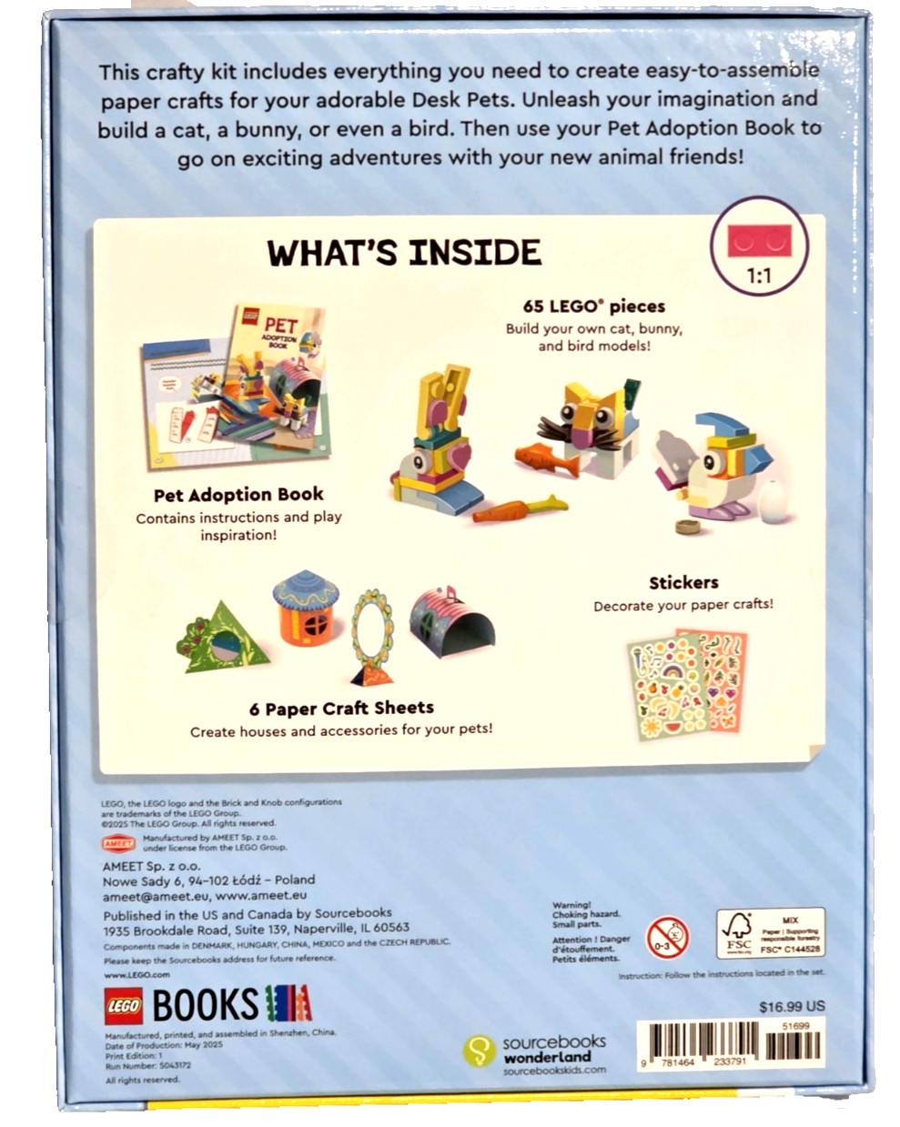 LEGO® Activity Books 3 DESK PEST Exclusive Builds New I Ameet ✨Carefully Shipped