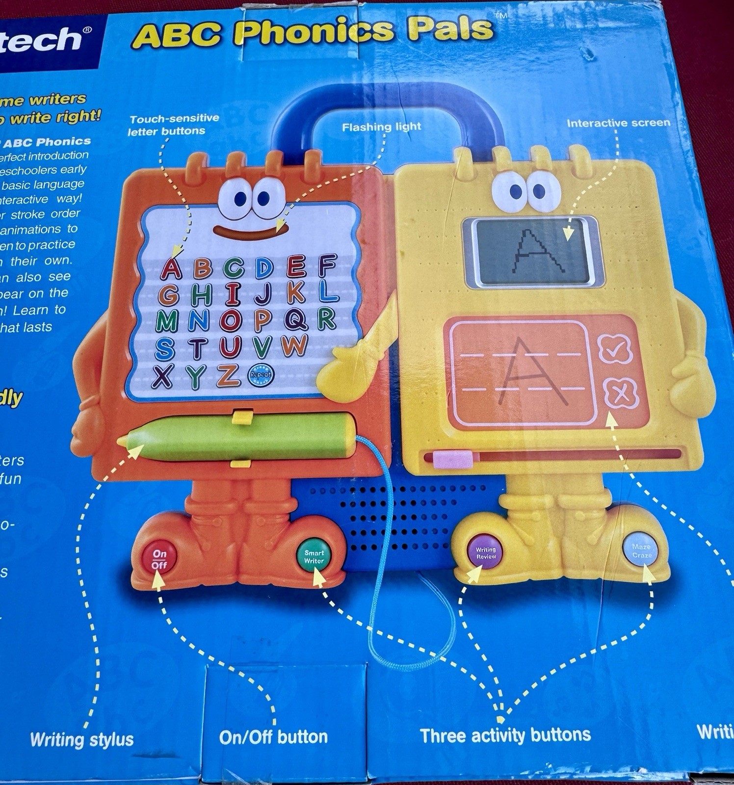 NEW 2008 VTech ABC Phonics Pals Learning Writing Pad Educational Toy