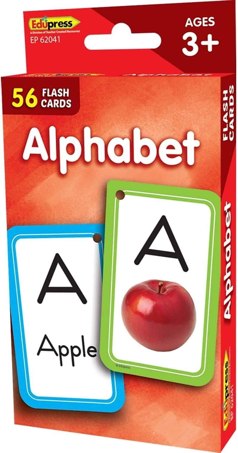 Interactive Double-Sided Alphabet Flash Cards – Perfect for Language Development