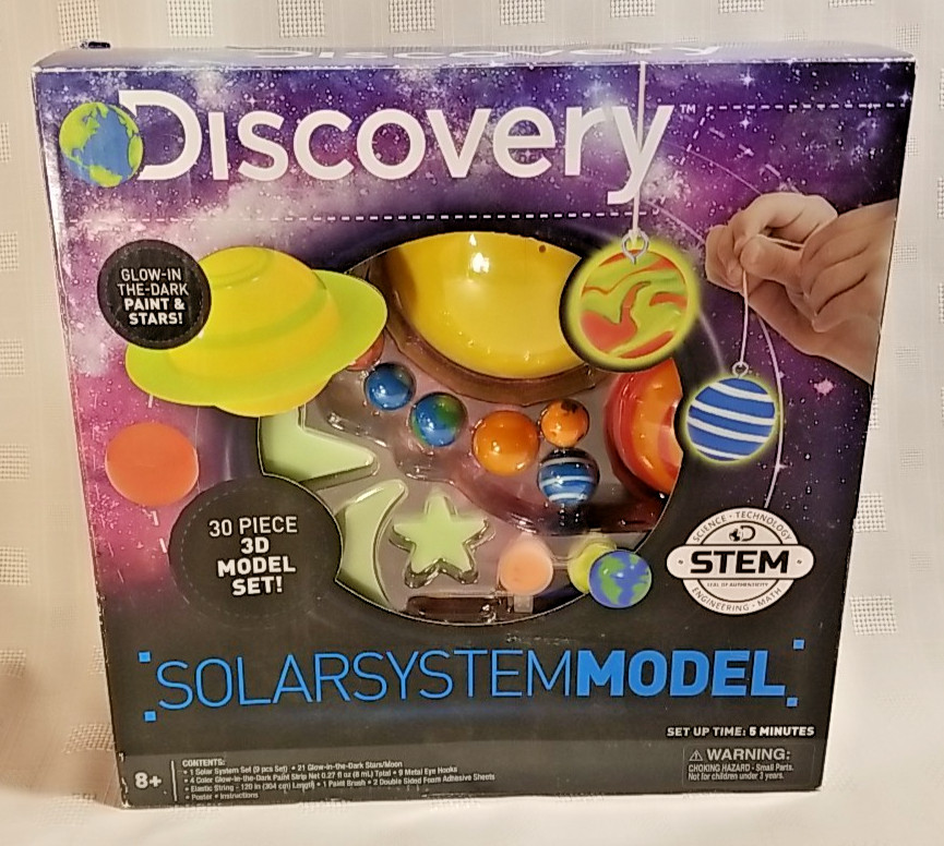 Discovery 30 PIECE 3D Solar System Model – New Open Box
