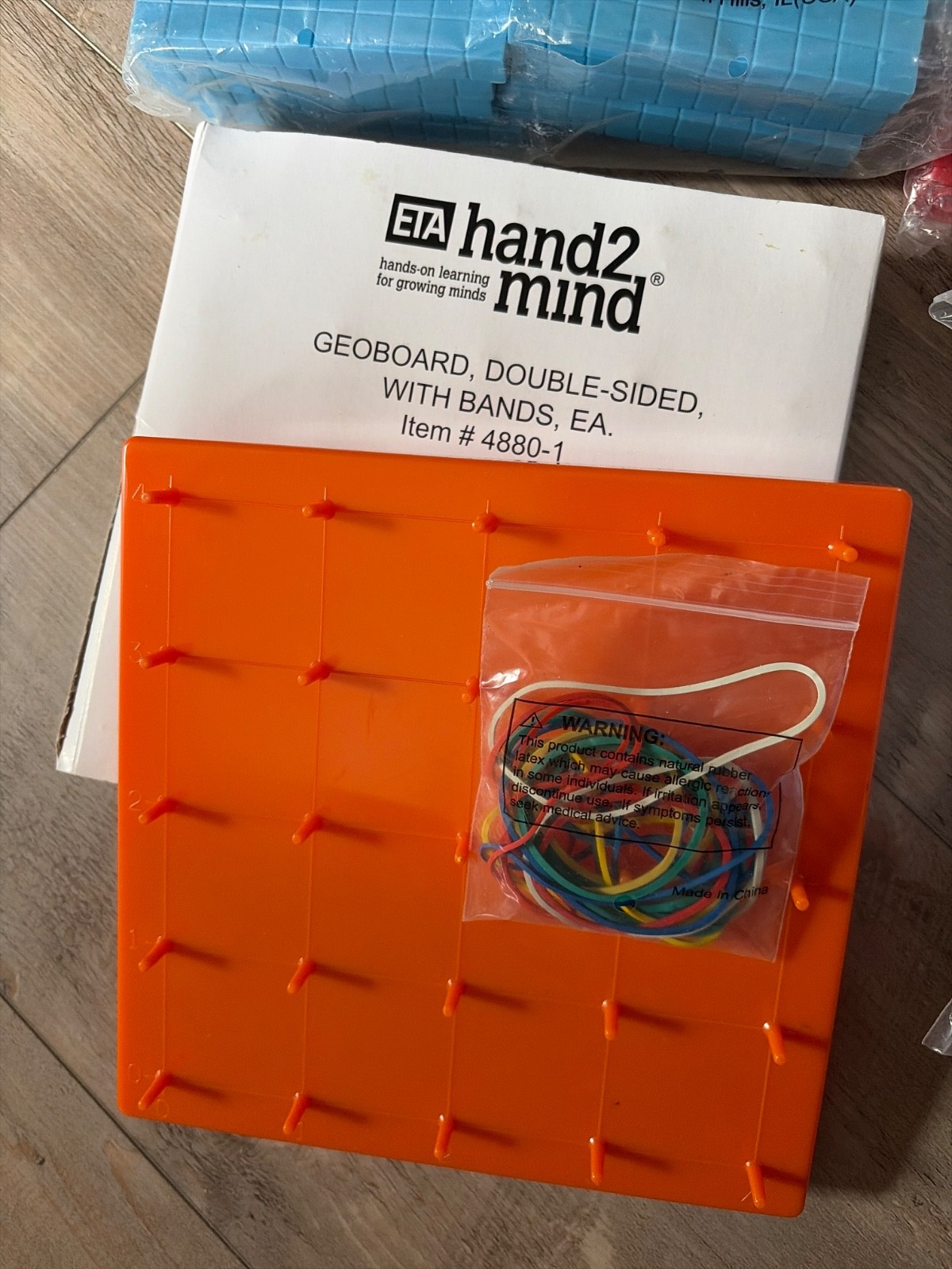 Hand2 Mind ETA Math Manipulatives lot base 10 blocks rods cube