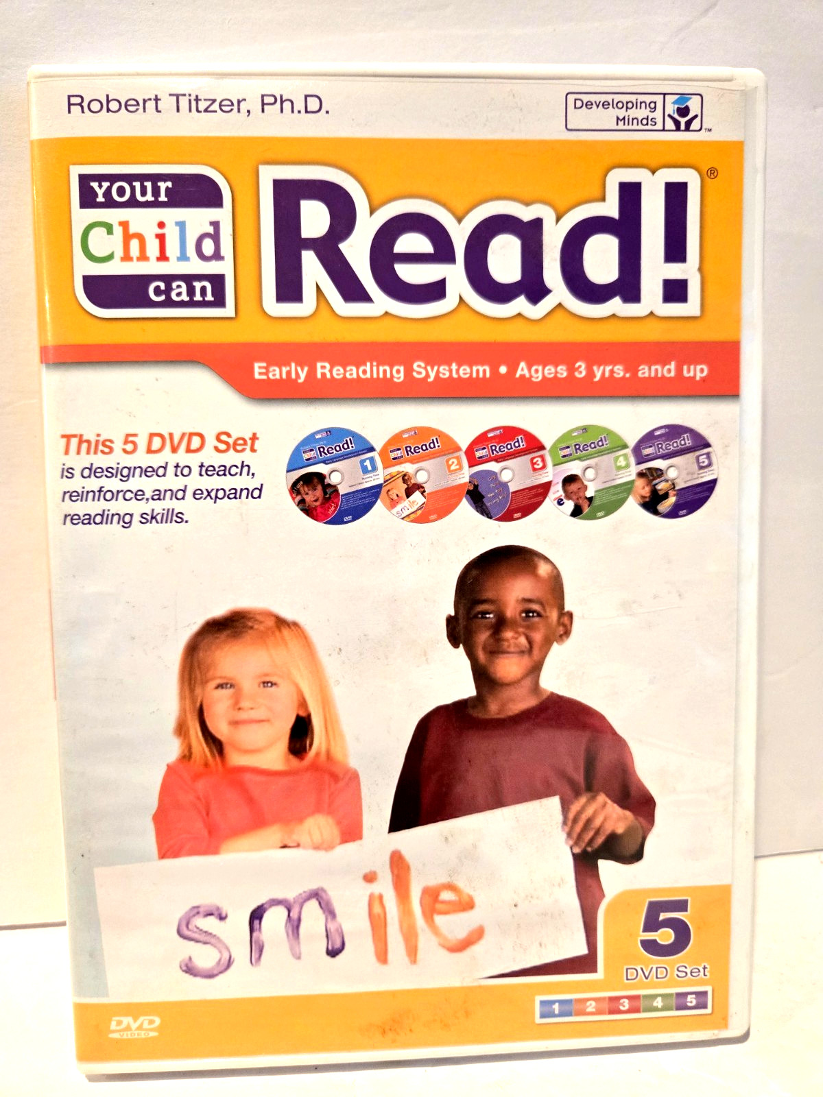 Your Child Can Read Volume 1-5 DVD Set Robert Titzer Ph.D-Ages 3 and Up!