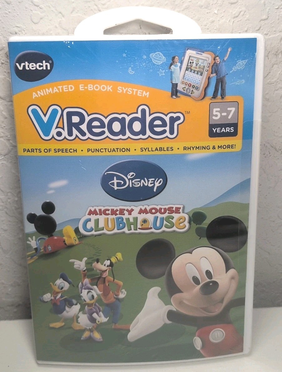 Vtech – V.reader Software Mickey Mouse Clubhouse Reading Phonics 5-7 New B184