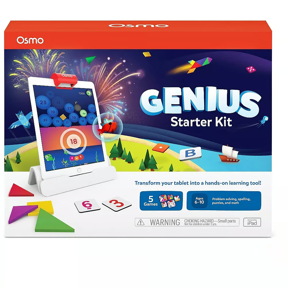Perfect Gift for Kids! Osmo Genius Educational Starter Kit for iPad Ages 6-10