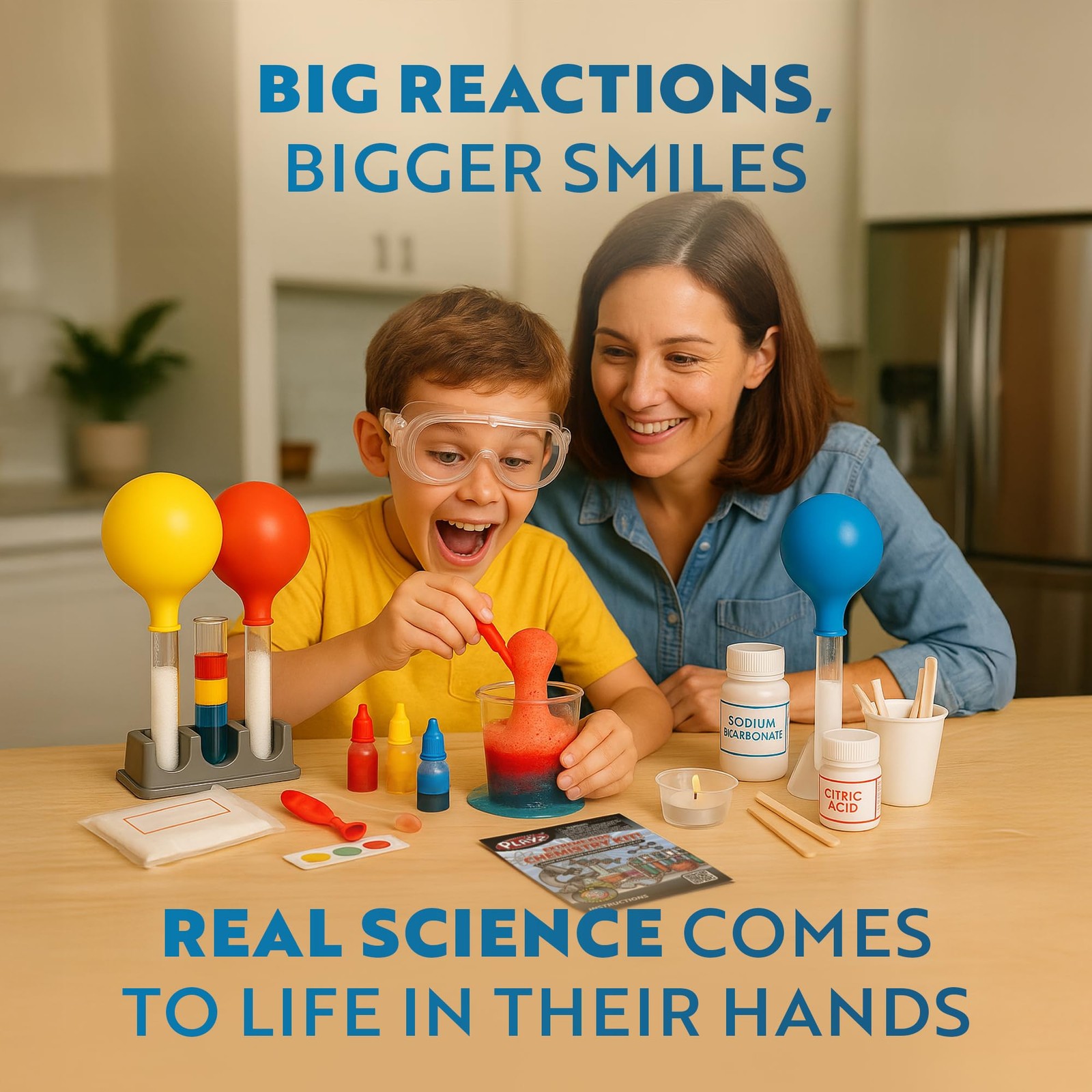 Playz Extreme Chemistry Set – 52 Unique Experiments, Science Kits for Kids Ag…