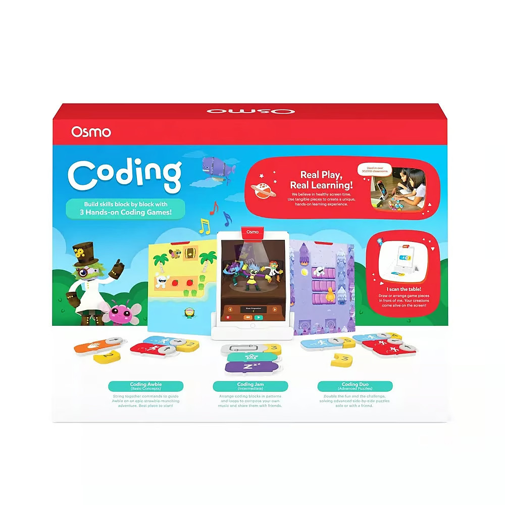 Perfect Gift for Kids! Osmo Coding Starter Kit for iPad Learning Games Stem Toy