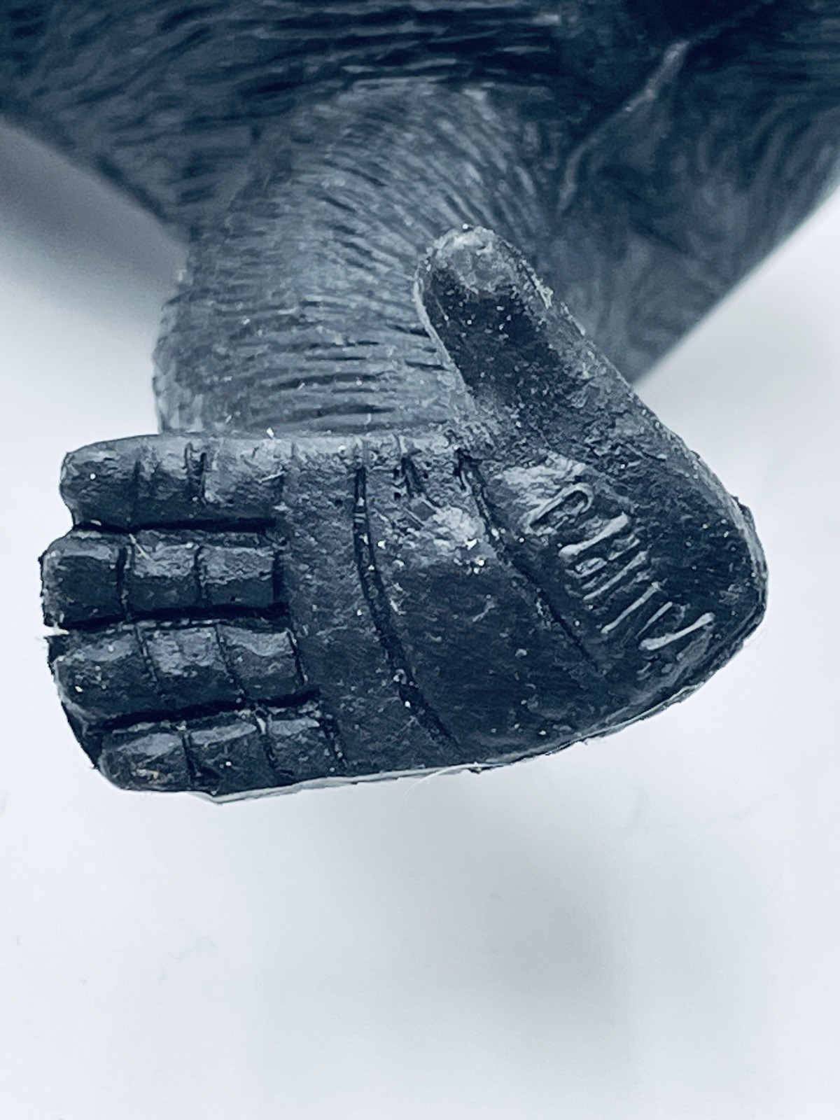 VTG 1987 Rubber Hard Plastic GORILLA APE Toy Figure Zoo Wild Animal Safari