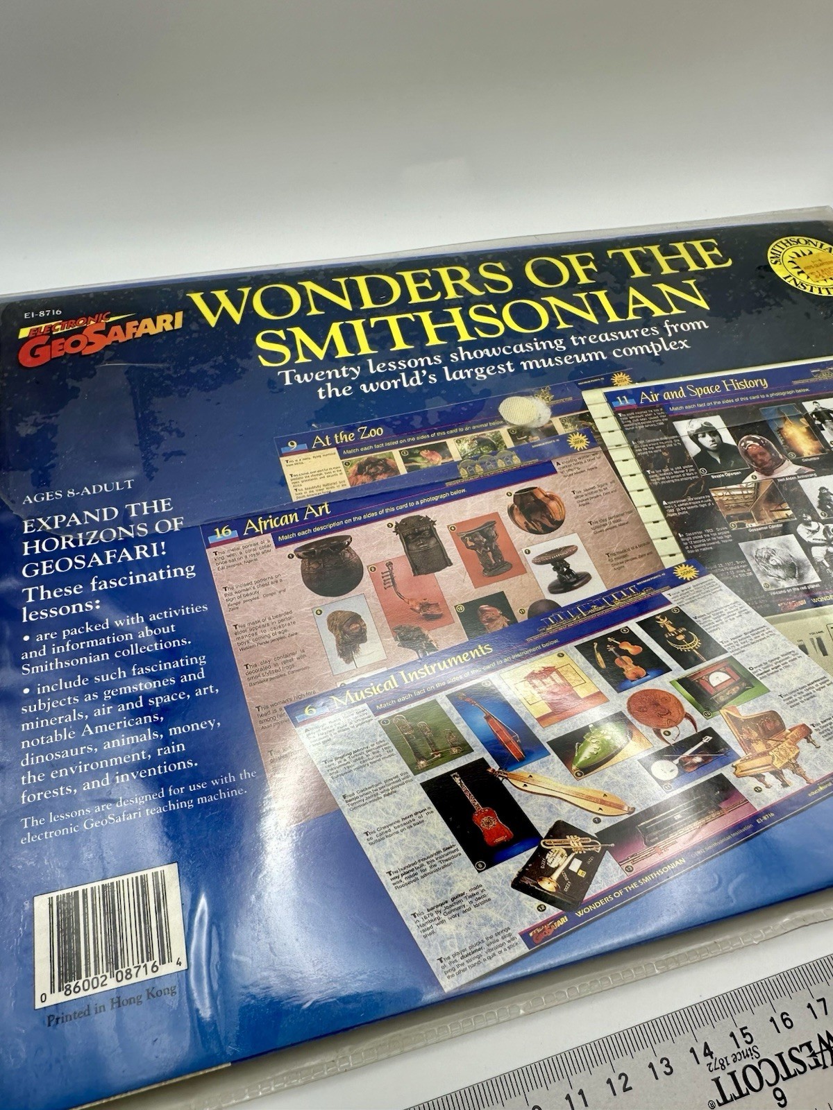 Geosafari Wonders of the Smithsonian EI-8716 Educational Insights NOS VTG