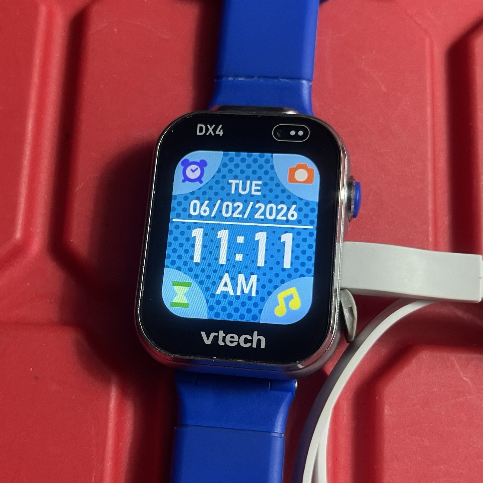 VTech KidiZoom Smartwatch W/ Camera DX4 Blue Pre Owned Tested And Working 2024
