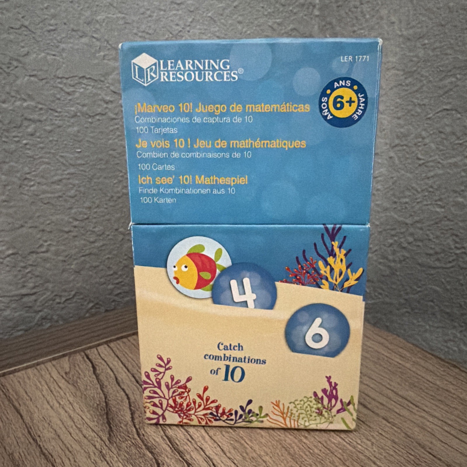 Learning Resources I Sea 10! Math Game “Catch” Combos of 10 Ages 6 Grade 1 +